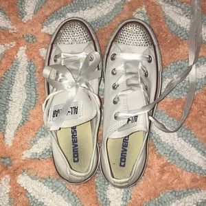 Custom made sparkly converse